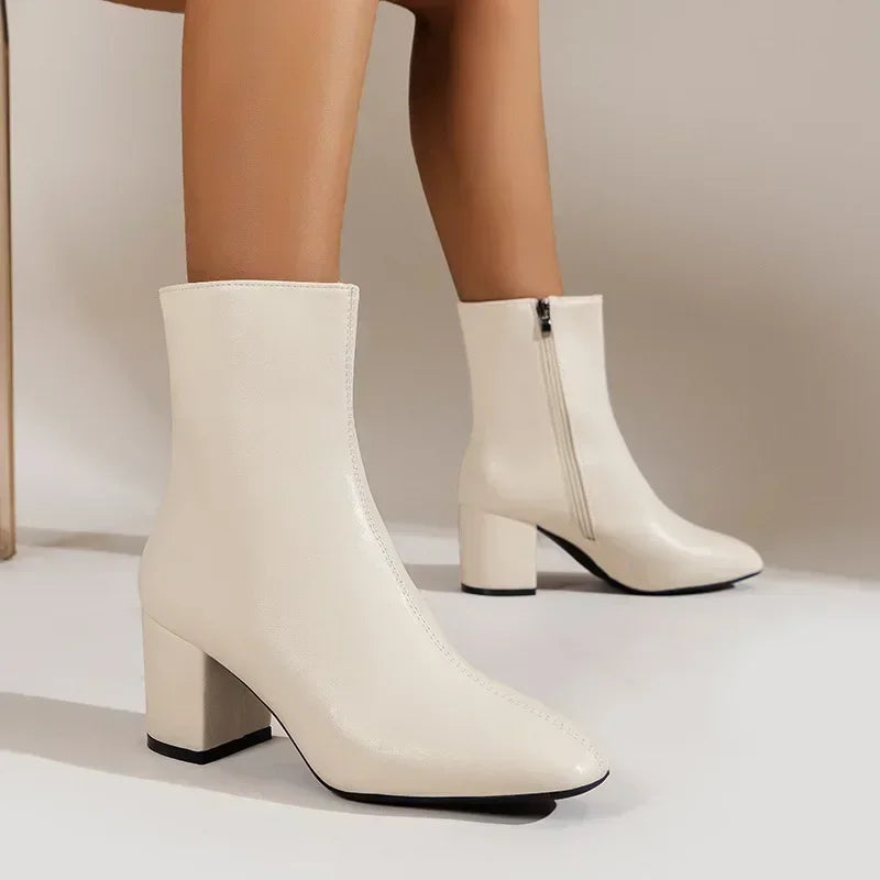 Norvielle Damen Spitzstiefel