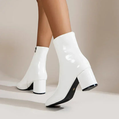 Norvielle Damen Spitzstiefel