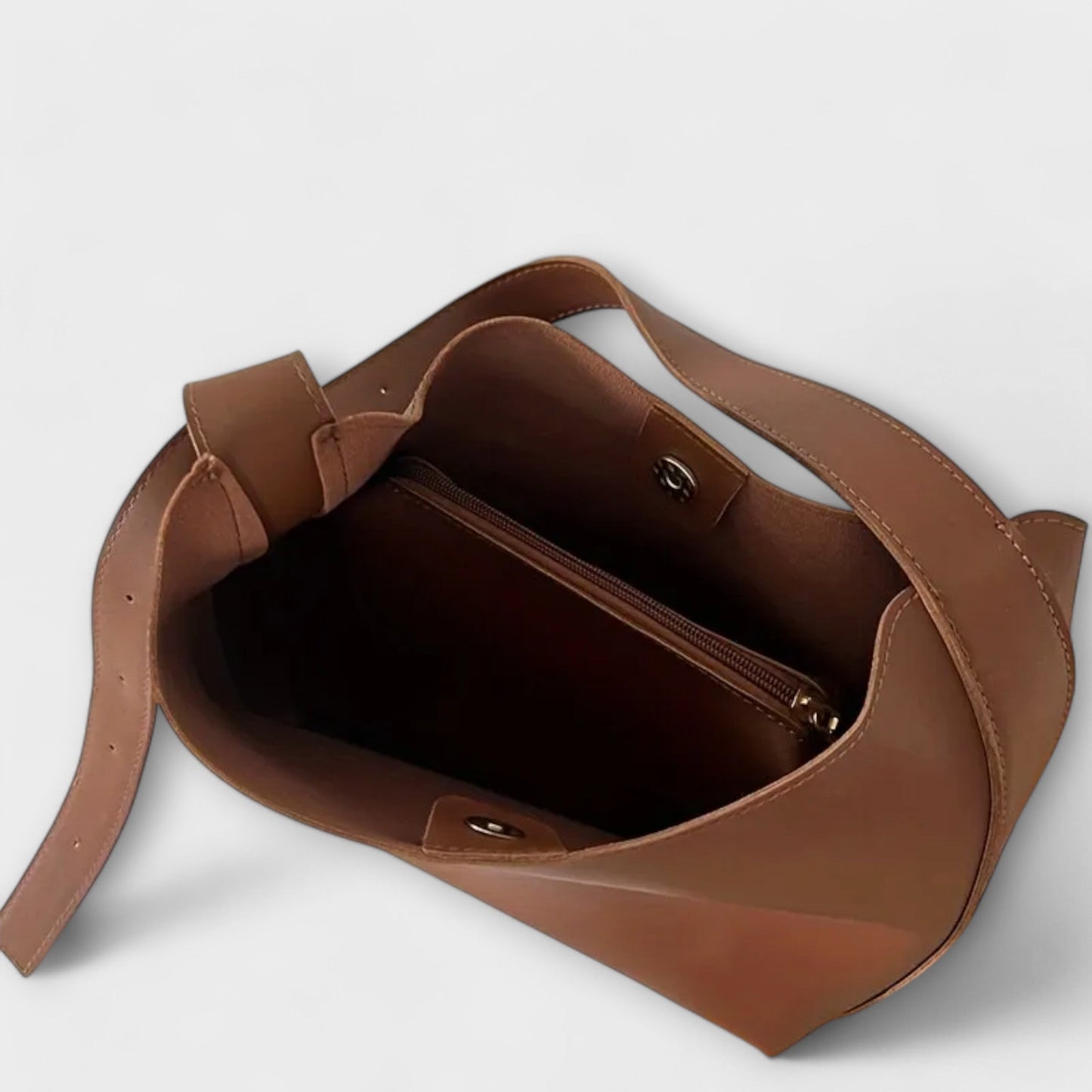Damen Schultertasche Klassisch Leder