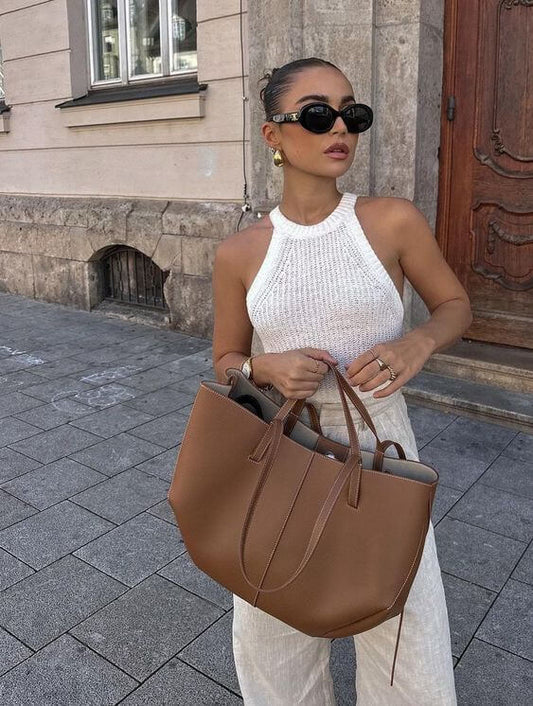 Damen Designer Handtasche Groß - Norvielle