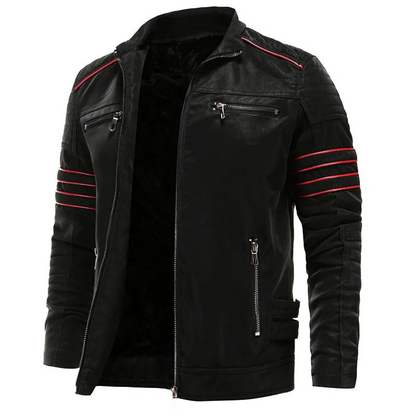 Lederjacke Herren Wolverine Schwarz - Norvielle