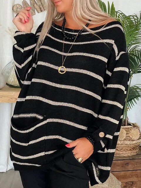 Norvielle Damen Comfort-Pullover Bequem