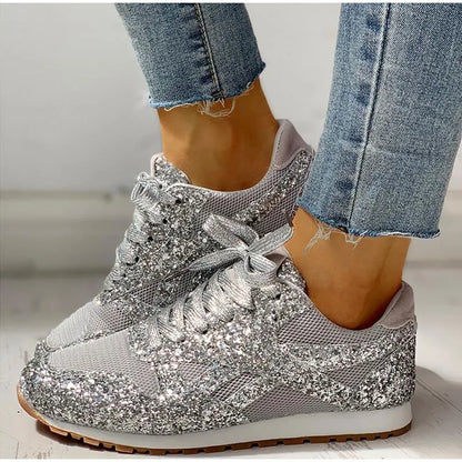 Damen Sportschuhe Pailletten