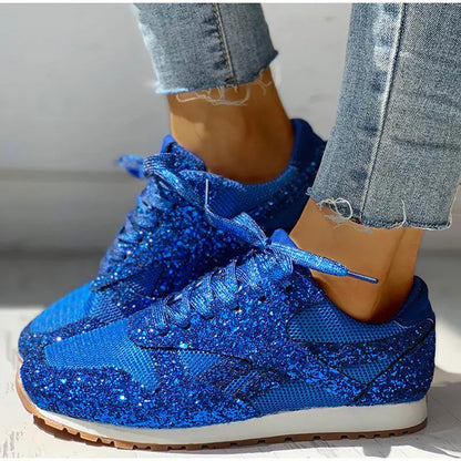 Damen Sportschuhe Pailletten