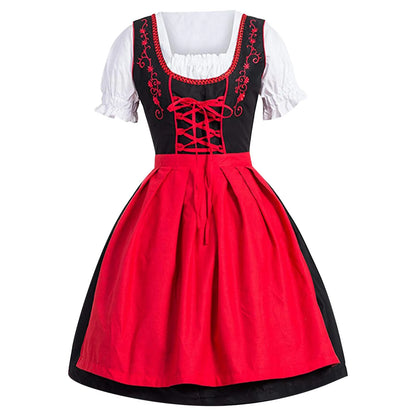 Bayerisches Trachtenkleid Damen Oktoberfest Dirndl Kleid