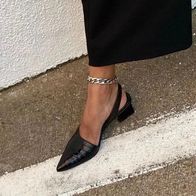 Damen Pumps mit Blockabsatz Elegantes Design