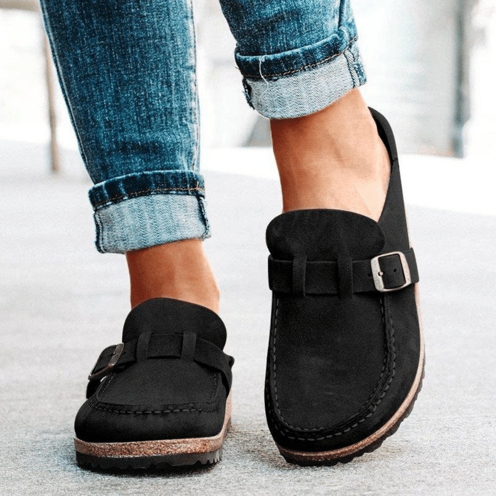 Damen Sandalen Ergonomische Sohle mit Riemenführung