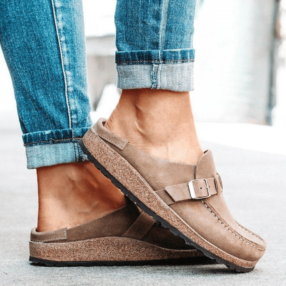 Damen Sandalen Ergonomisch Geschlossene Ferse