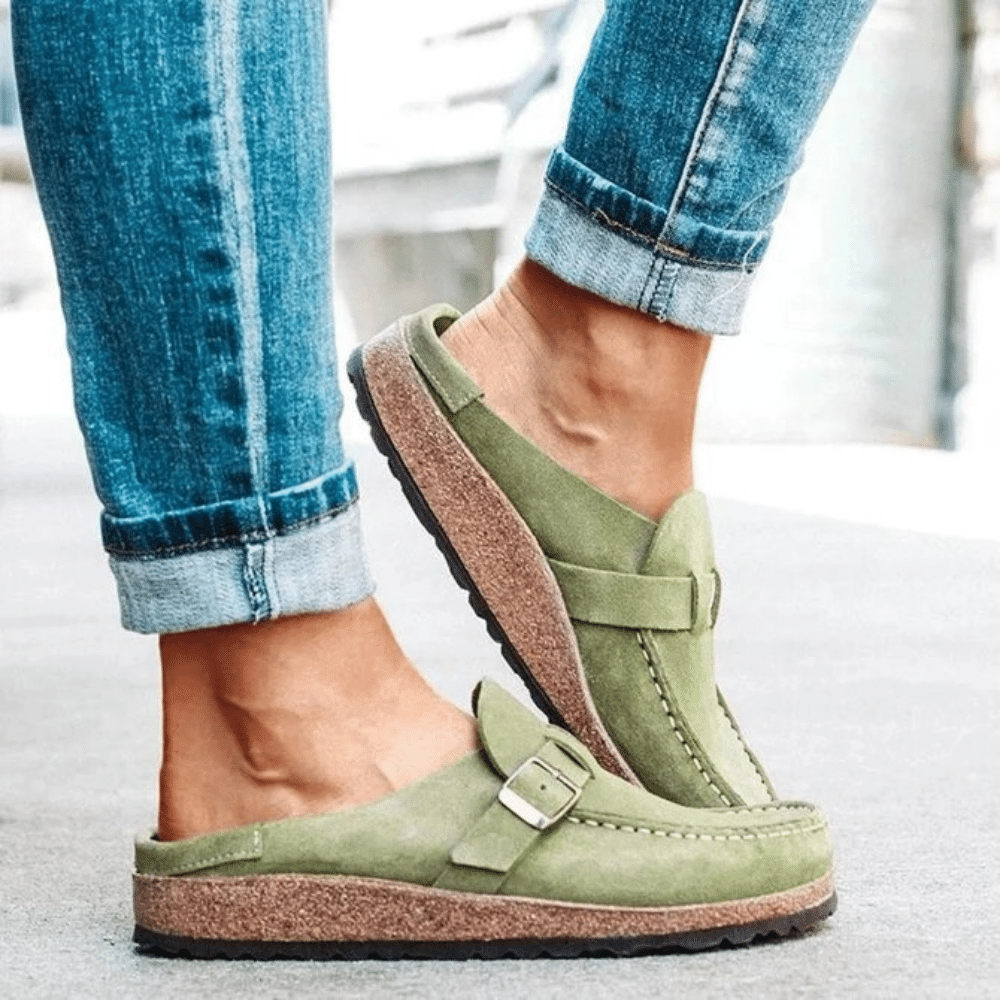 Damen Sandalen Ergonomisch Geschlossene Ferse