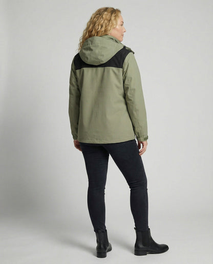 Damen Winterjacke Fleece Warm