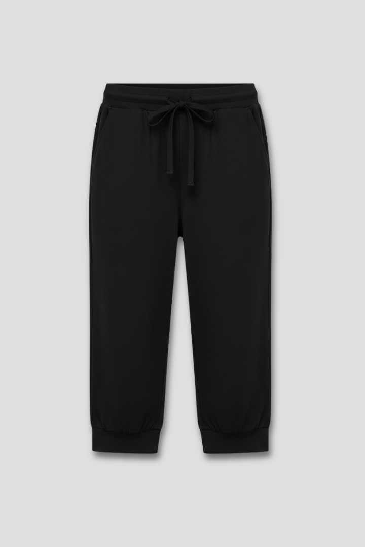 Damen Caprihose Kordelzugbund Seitentaschen - Norvielle