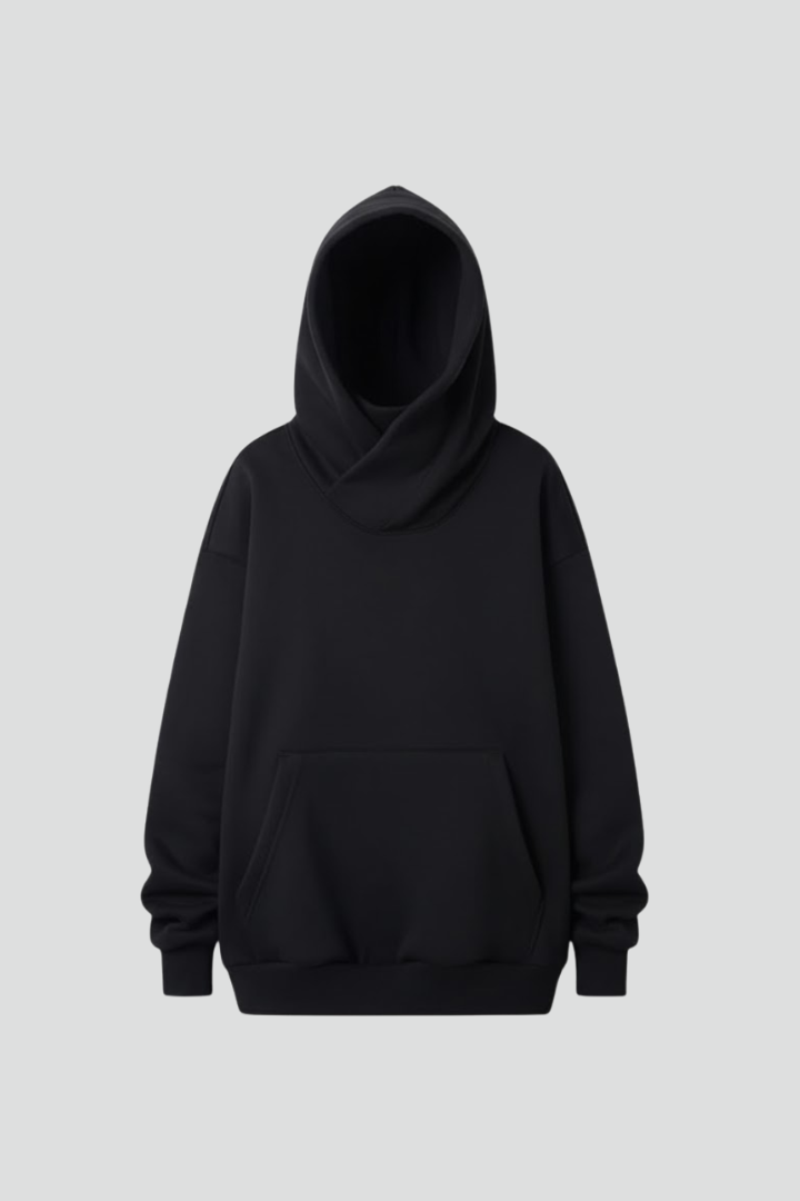 Damen Hoodie Hochkragen Weite Kapuze - Norvielle