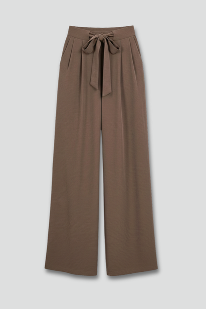Damen Palazzo-Hose Wide-Leg mit Kordelzugbund - Norvielle