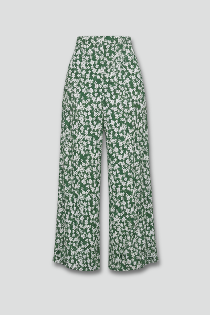 Damen Palazzo-Hosen Floralmuster Weites Bein - Norvielle