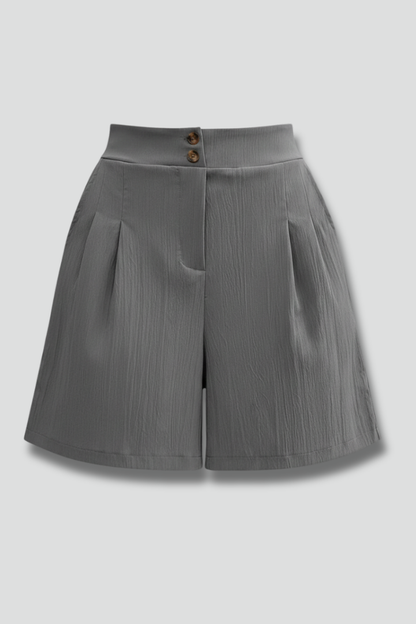 Damen Highwaist Shorts Weites Bein - Norvielle