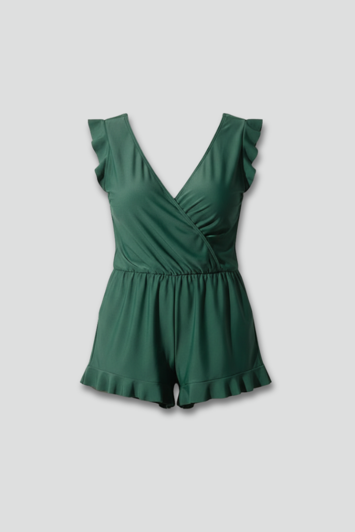 Damen Badeshorts Elastischer Bund Mit Taschen - Norvielle