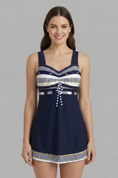 Damen Tankini-Set Bedruckt Badeshorts