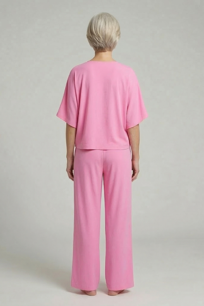 Damen Zweiteiliges Set Weite Hosen