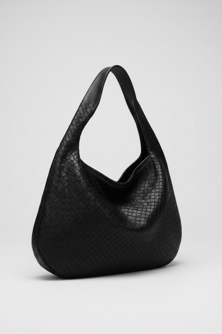 Damen Schultertasche Einzelriemen Rund