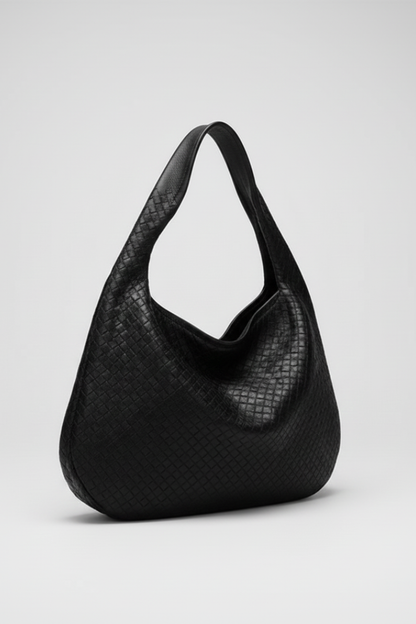 Damen Schultertasche Einzelriemen Rund