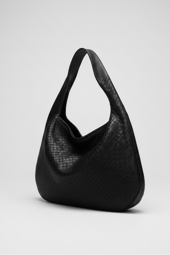 Damen Schultertasche Einzelriemen Rund