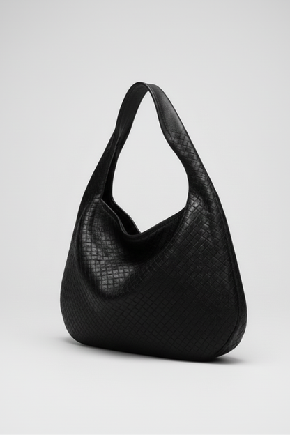 Damen Schultertasche Einzelriemen Rund