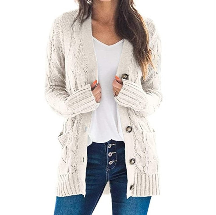 Damen Cardigan Langarm Vielseitig Norvielle - Norvielle