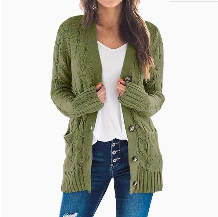 Damen Cardigan Langarm Vielseitig Norvielle