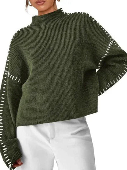 Damen Übergröße Pullover Lässiger Schnitt