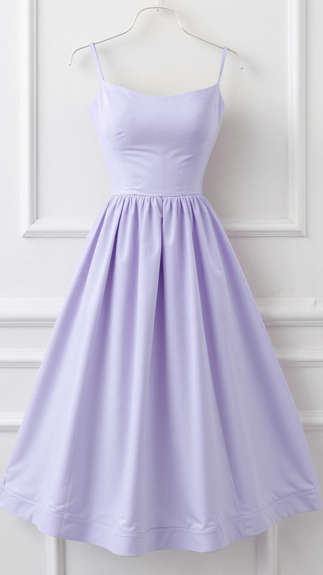 Damen A-Linien-Midikleid Ascot-Stil