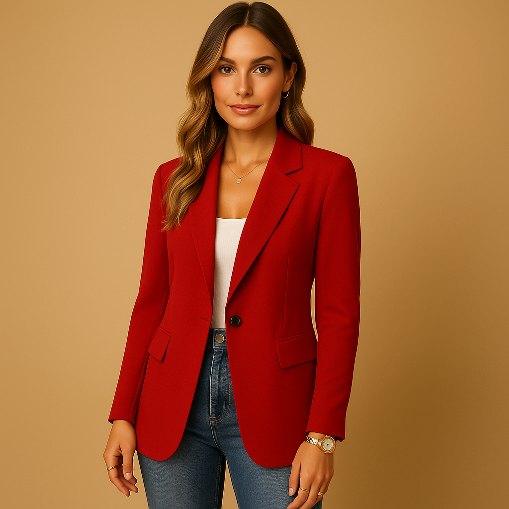 Damen Frühjahrsblazer Elegantes Klassik Design