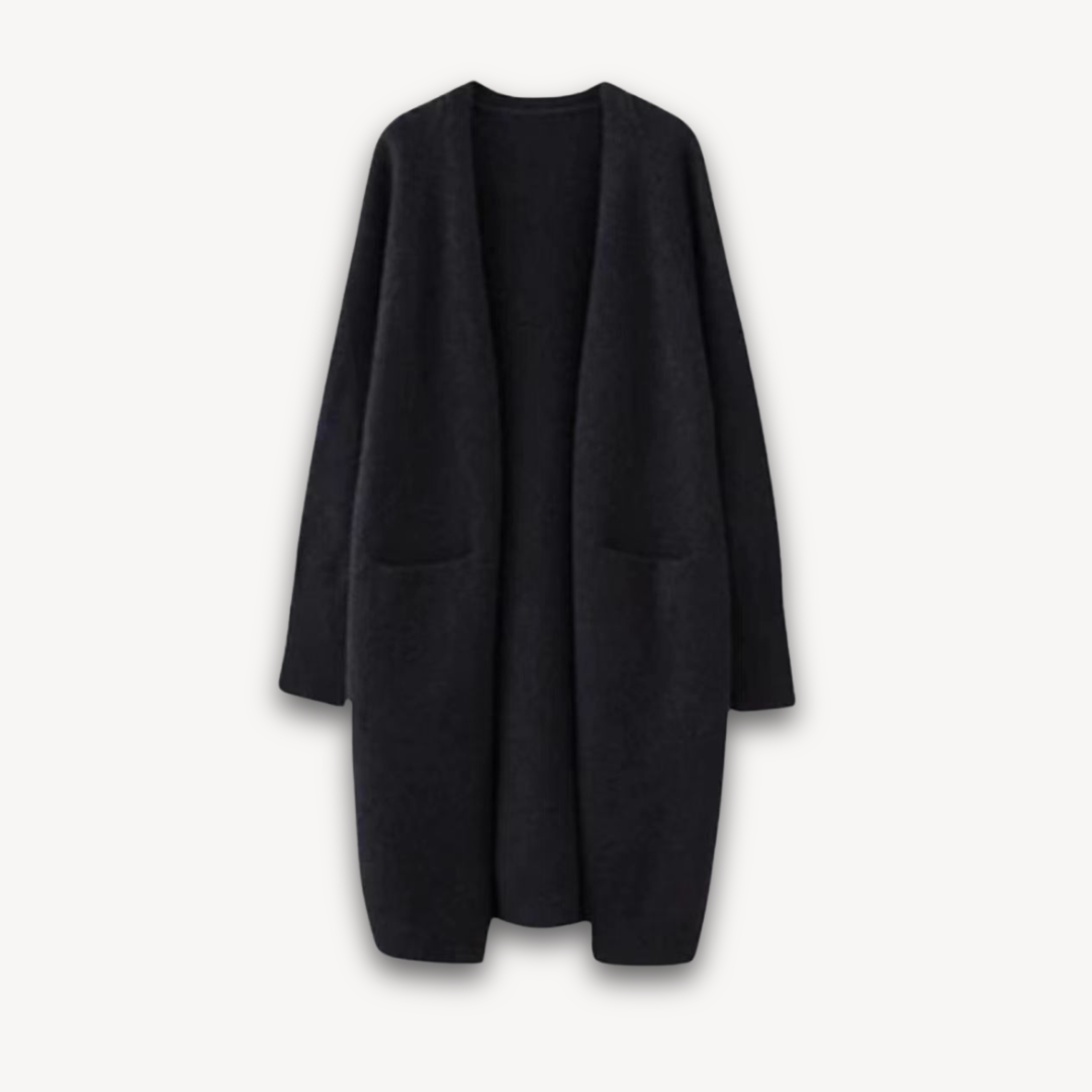 Damen Offener Langcardigan
