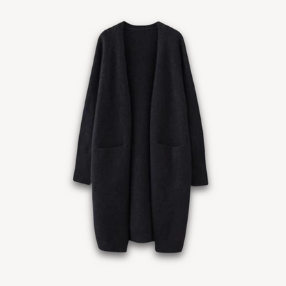 Damen Offener Langcardigan