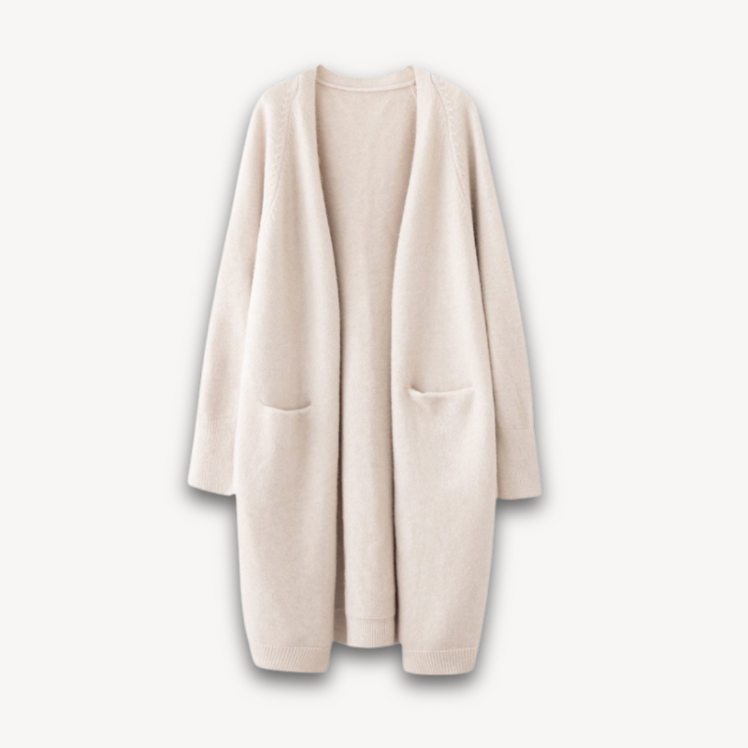 Damen Offener Langcardigan - Norvielle
