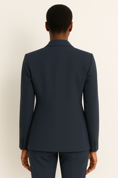 Damen Hosenanzug Set Gerades Bein