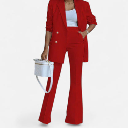 Damen Maßgeschneidertes Blazer Hosenanzug
