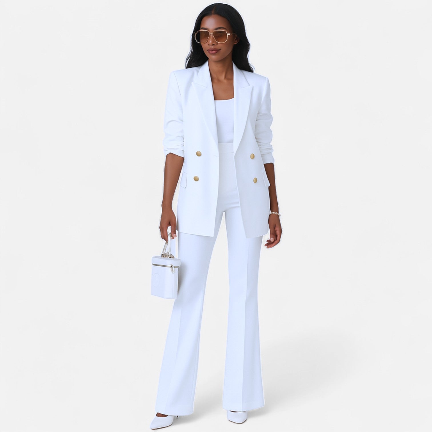 Damen Maßgeschneidertes Blazer Hosenanzug - Norvielle