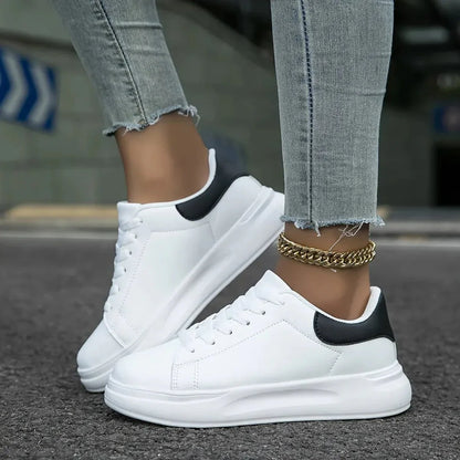 Damen Sneaker Modische Streetstyle Freizeitschuhe