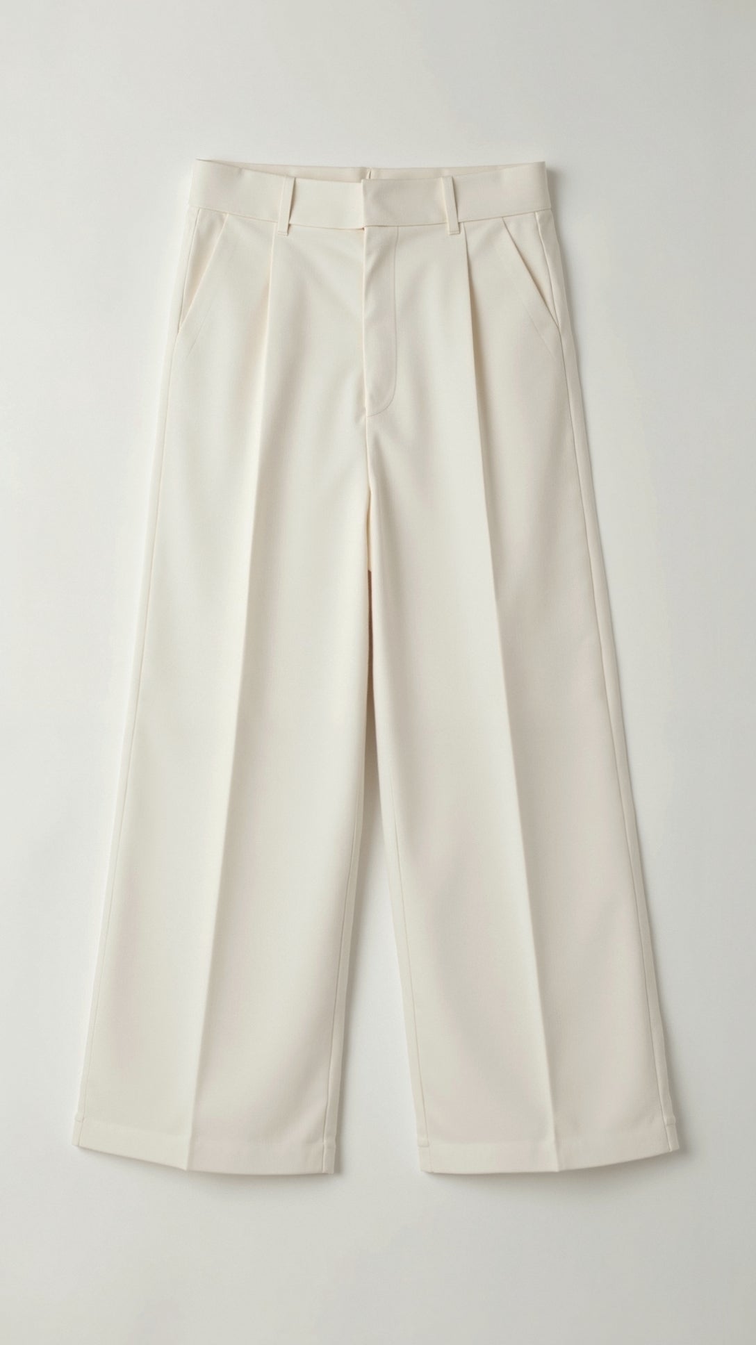 Damen Weitbeinige Hose Hohe Taille