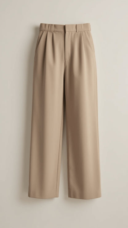 Damen Hochtaillierte Weitehose Frühjahr Gabriela