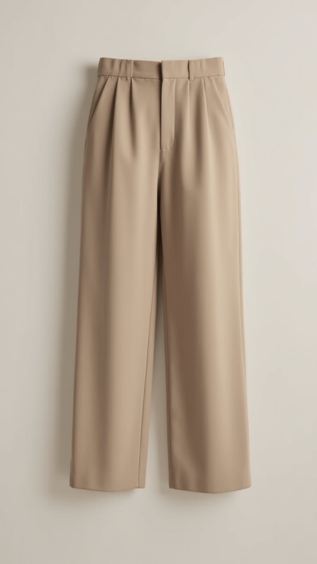Damen Weitbeinige Hose Hohe Taille