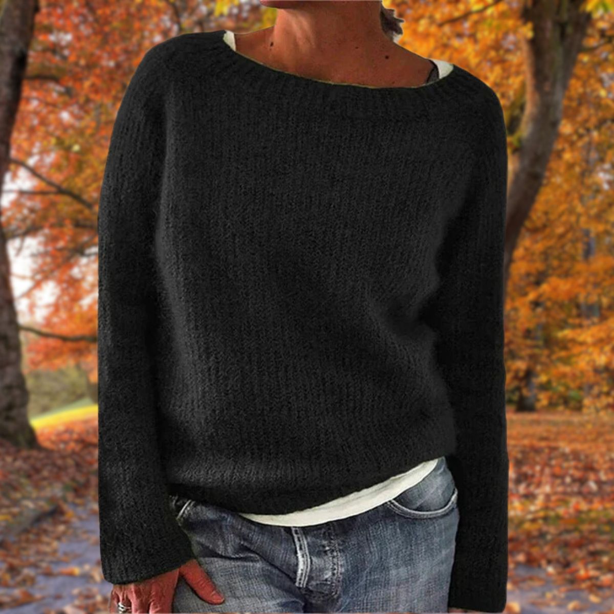 Damen Wollpullover Klassisches Design