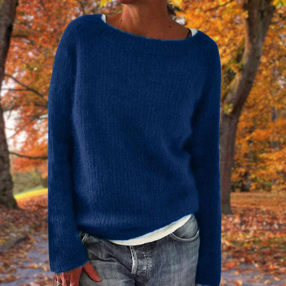 Norvielle Damen Wollpullover Klassisch