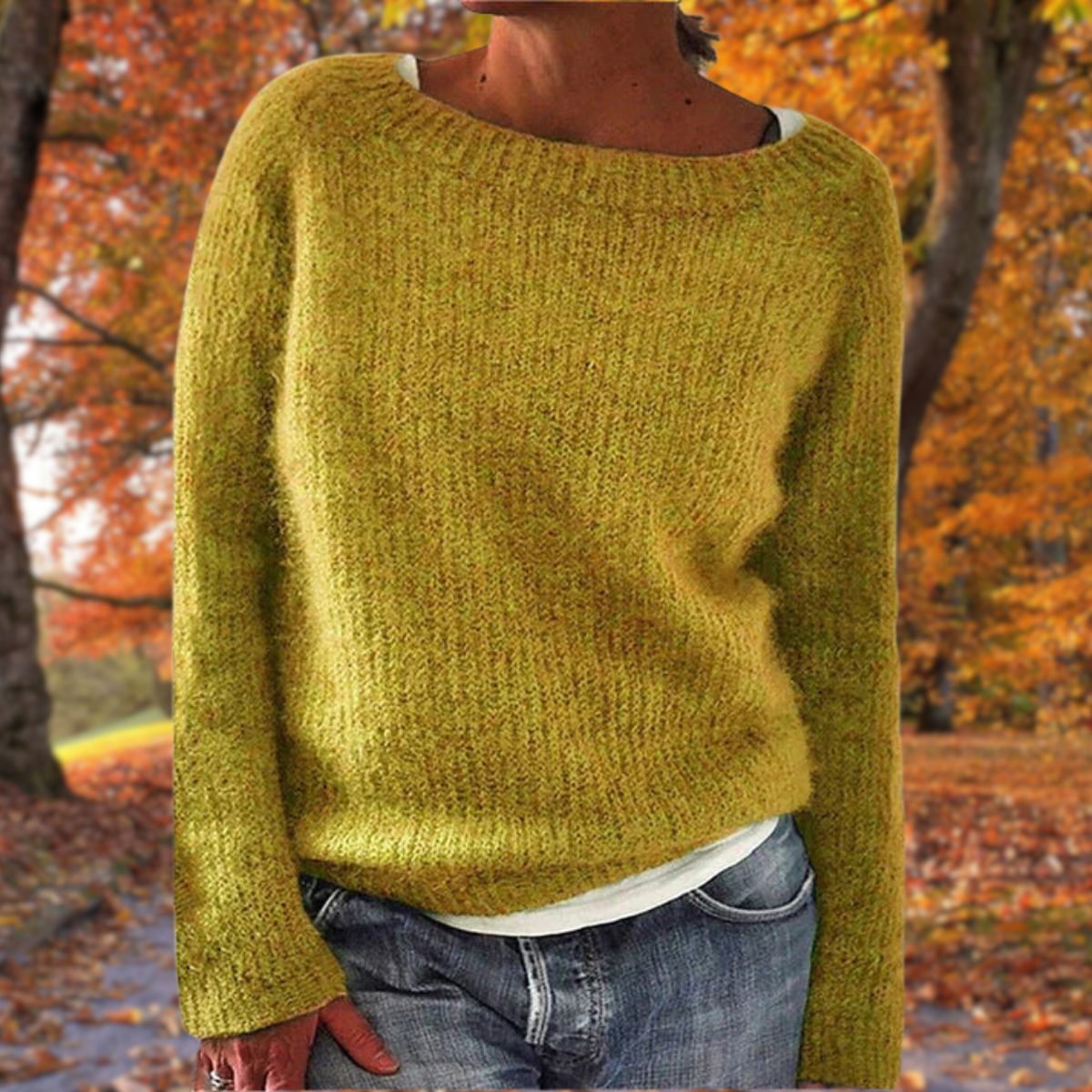 Damen Wollpullover Klassisches Design - Norvielle