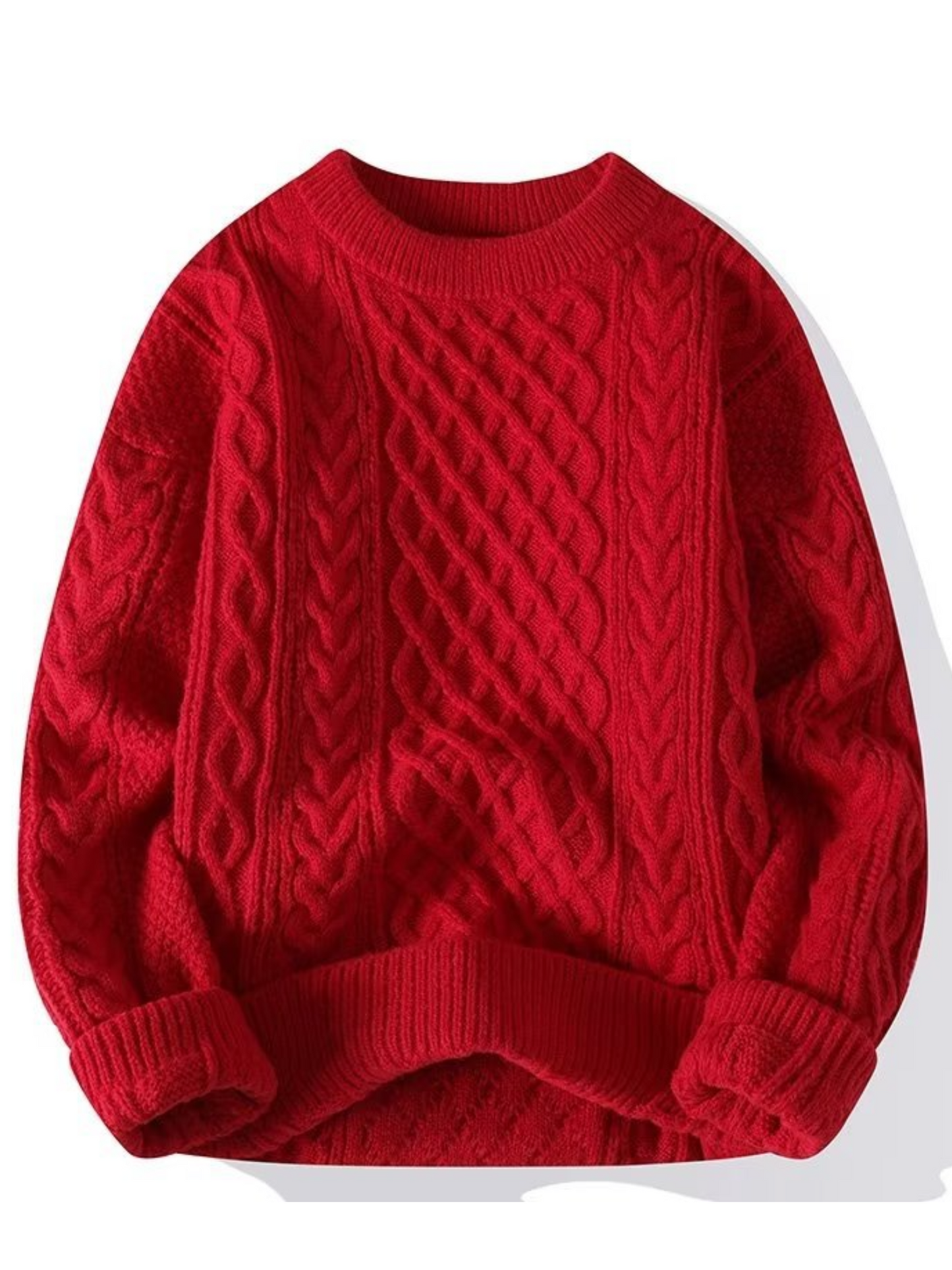 Damen Wollpullover Atmungsaktiv Wärme Beige