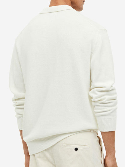 Eleganter Damenpullover Offener Kragen Stilvoll Beige