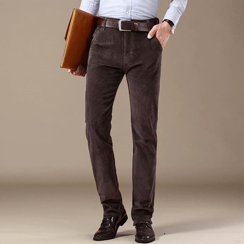 Norvielle Herren Arbeitscordhosen Slim Fit