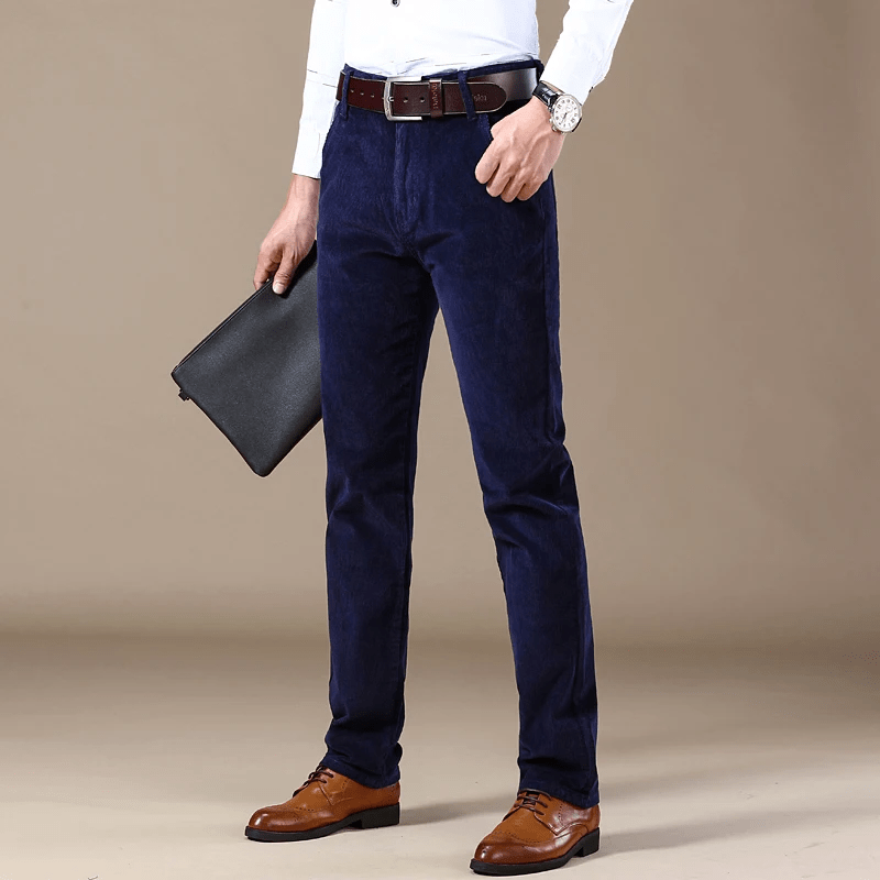 Herren Arbeitscordhosen Slim Fit