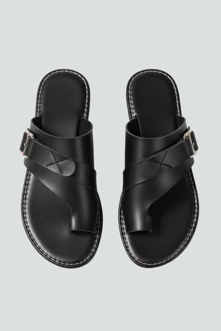 Damen Sandalen Schnallenverschluss Sommer - Norvielle