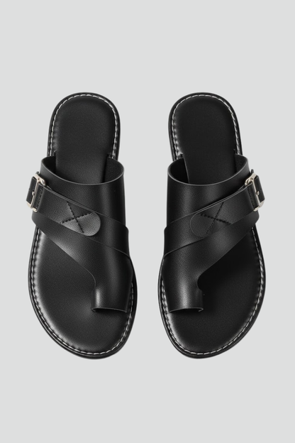Damen Sandalen Schnallenverschluss Sommer - Norvielle